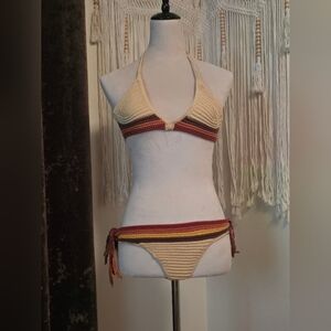 Crochet Tie-Side Bikini Set
